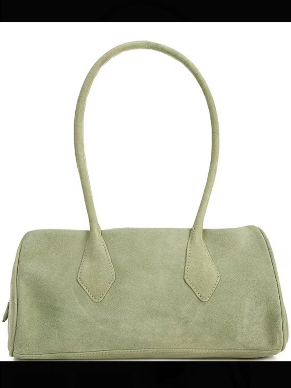 Free People Sierra Suede Shoulder Bag - Light Sage